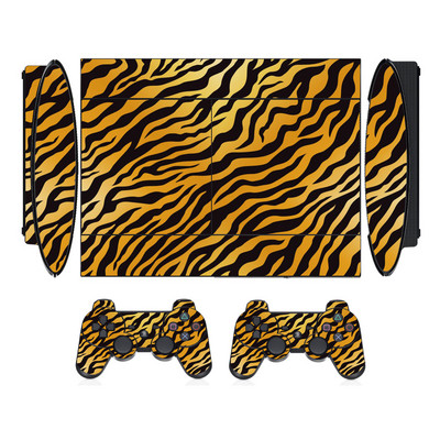 Zaštitna vinilna naljepnica sa životinjskim uzorkom za Sony PS3 Super Slim i naljepnice s maskama za 2 kontrolera