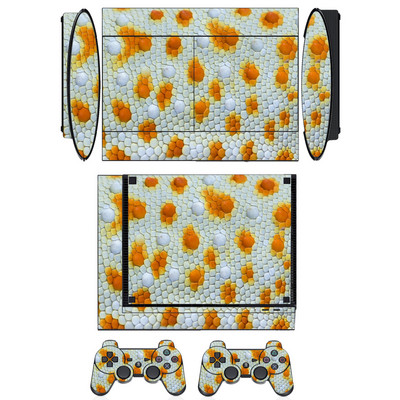 Zaštitna vinilna naljepnica sa životinjskim uzorkom za Sony PS3 Super Slim i naljepnice s maskama za 2 kontrolera