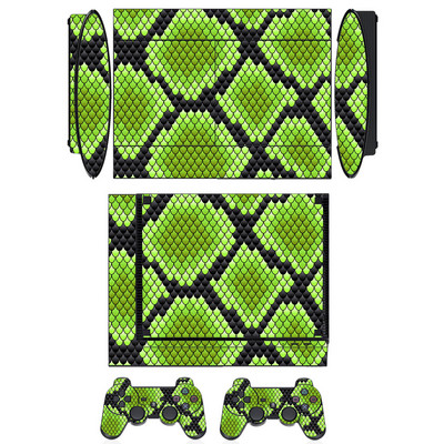 Zaštitna vinilna naljepnica sa životinjskim uzorkom za Sony PS3 Super Slim i naljepnice s maskama za 2 kontrolera