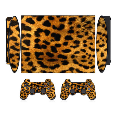 Zaštitna vinilna naljepnica sa životinjskim uzorkom za Sony PS3 Super Slim i naljepnice s maskama za 2 kontrolera