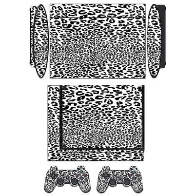 Zaštitna vinilna naljepnica sa životinjskim uzorkom za Sony PS3 Super Slim i naljepnice s maskama za 2 kontrolera