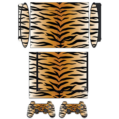 Zaštitna vinilna naljepnica sa životinjskim uzorkom za Sony PS3 Super Slim i naljepnice s maskama za 2 kontrolera