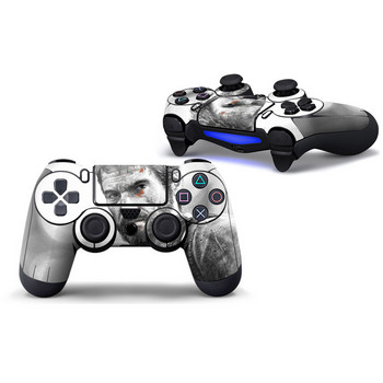 Για PS4/Playstation 4/Slim/Pro Controller 1 ΤΕΜ. Προστατευτικό αυτοκόλλητο αυτοκόλλητο με αυτοκόλλητο βινυλίου με δέρμα από PVC