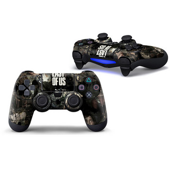 Για PS4/Playstation 4/Slim/Pro Controller 1 ΤΕΜ. Προστατευτικό αυτοκόλλητο αυτοκόλλητο με αυτοκόλλητο βινυλίου με δέρμα από PVC