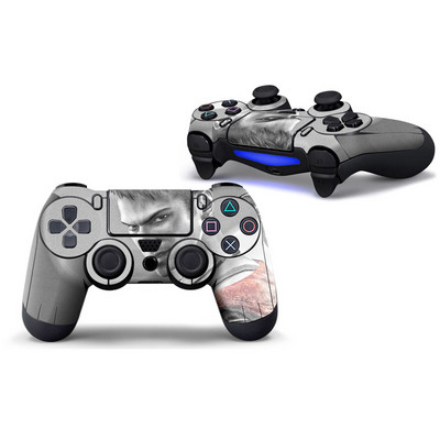 PS4-hez/Playstation 4-hez/Slim/Pro vezérlőhöz 1 db Az utolsó közülünk PVC bőrű vinyl matrica matrica, porálló védőmatrica