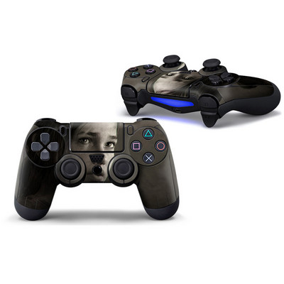 PS4-hez/Playstation 4-hez/Slim/Pro vezérlőhöz 1 db Az utolsó közülünk PVC bőrű vinyl matrica matrica, porálló védőmatrica