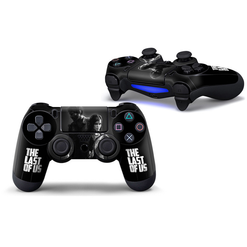 PS4-hez/Playstation 4-hez/Slim/Pro vezérlőhöz 1 db Az utolsó közülünk PVC bőrű vinyl matrica matrica, porálló védőmatrica
