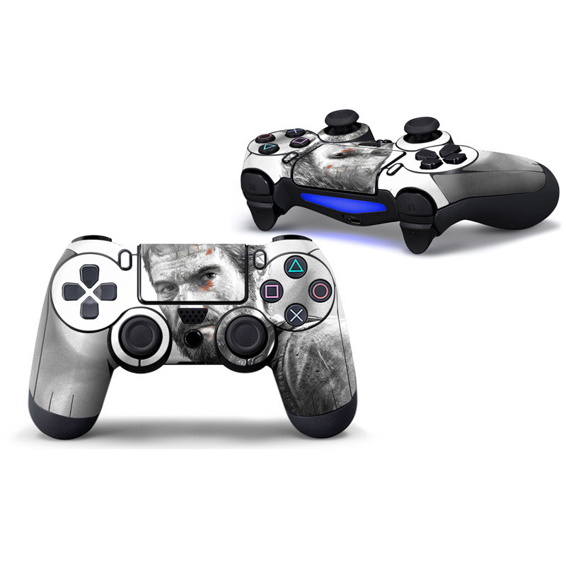 PS4-hez/Playstation 4-hez/Slim/Pro vezérlőhöz 1 db Az utolsó közülünk PVC bőrű vinyl matrica matrica, porálló védőmatrica