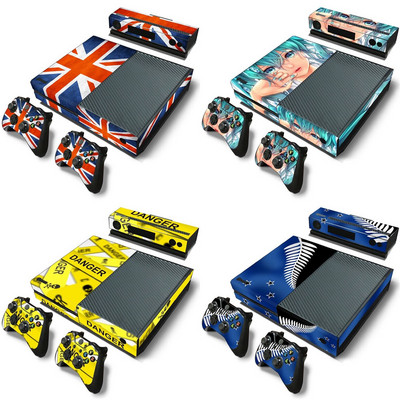 Klasszikus bőrmatricák XBOX One konzolhoz és 2db Controllers Skin Matrica