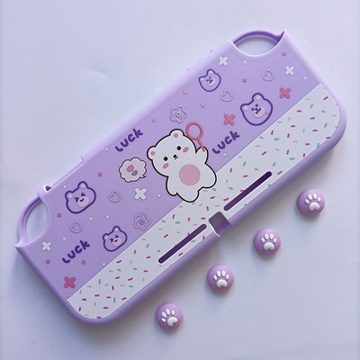 Mīksts TPU korpusa aizsargvāciņš Nintend Switch Lite spēļu konsoles kontrollera Switchlite Grip spēļu aizsardzības piederumiem