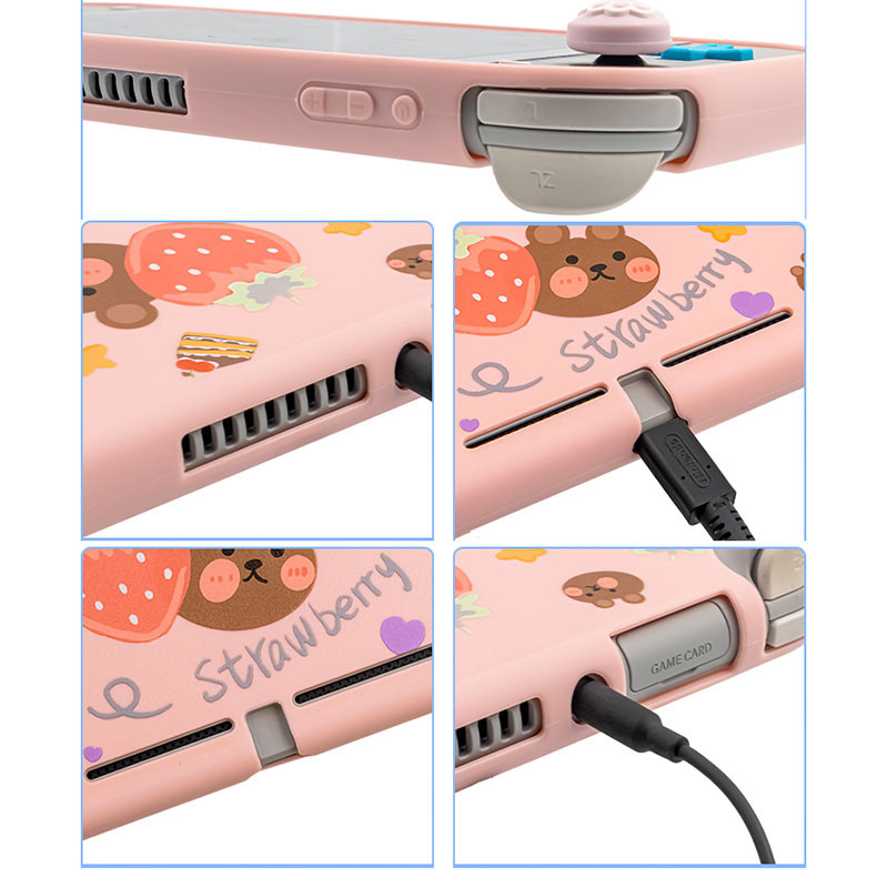 Mīksts TPU korpusa aizsargvāciņš Nintend Switch Lite spēļu konsoles kontrollera Switchlite Grip spēļu aizsardzības piederumiem