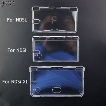 JCD Χύμα πλαστικό Clear Clear Crystal Protective Hard Shell Skin case cover for 3DS New 3DS XL LL NDSL NDSI XL LL Console