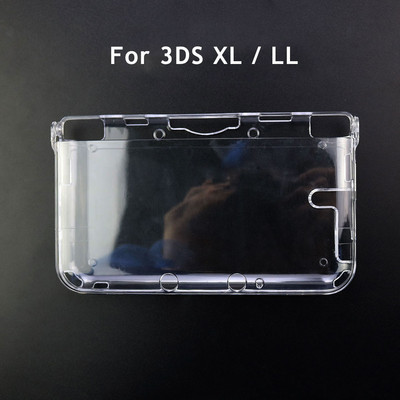 JCD lielapjoma plastmasas caurspīdīga kristāla aizsargājoša cieta apvalka apvalka apvalks 3DS jaunai 3DS XL LL NDSL NDSI XL LL konsolei