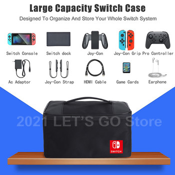 Nintend Switch / OLED θήκη μεταφοράς φορητή τσάντα Messenger αποθήκευσης για αξεσουάρ παιχνιδιών Nintendo Switch / OLED κονσόλας