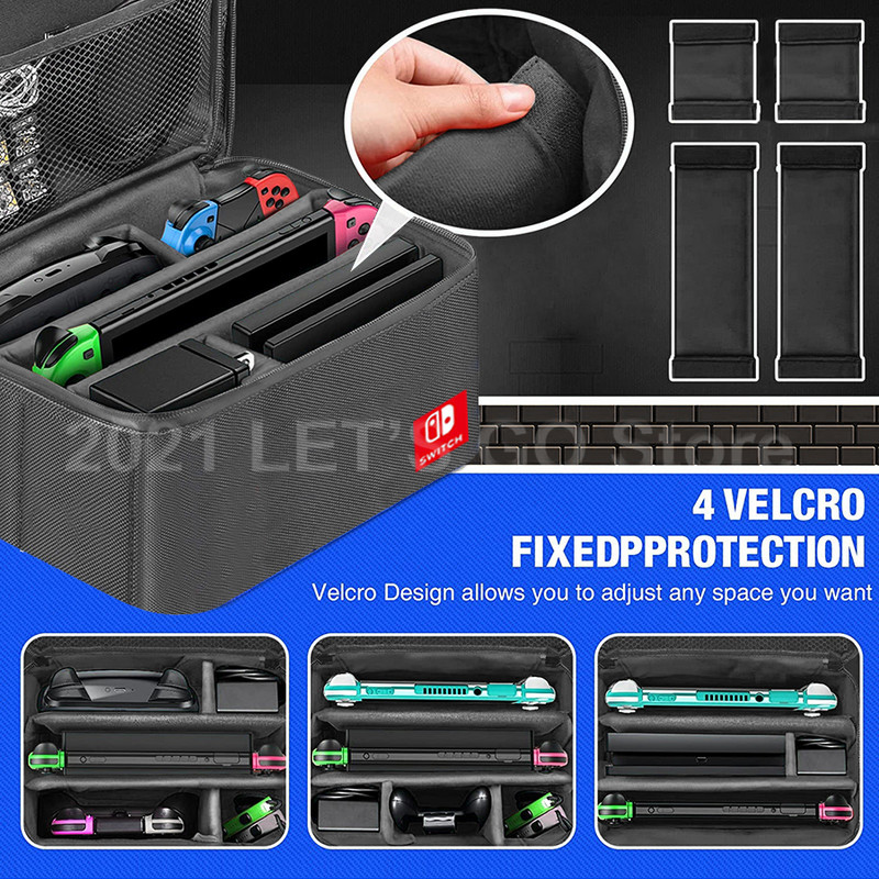 Nintend Switch / OLED putna torbica, prijenosna torba za pohranu poruka za Nintendo Switch / OLED konzolu, dodaci za igre