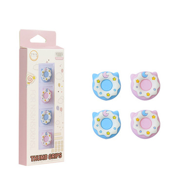 Jauns mīksts silikona sviras futrālis Joycon kursorsviras vāciņš Nintendo slēdzim Oled NS Lite Joy-con kontrollera īkšķa sviras roktura vāciņš