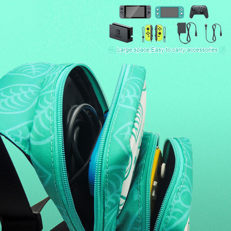 Torba za prsa za pohranu preko tijela za Nintendo Switch Oled putna torbica NS Lite igraća konzola Dock torbica za ruksak Dodaci