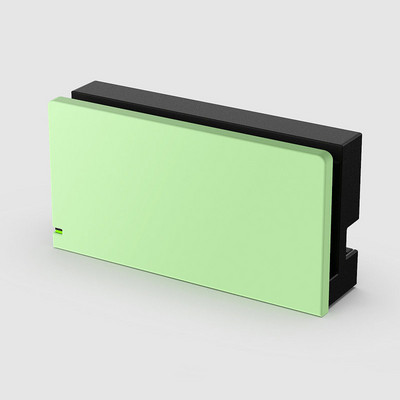 Krāsu priekšpuses aizsargvāciņš Nintendo slēdža uzlādes dokstacijas dekoratīvai nomaiņai priekšējās plāksnes korpusa piederumi