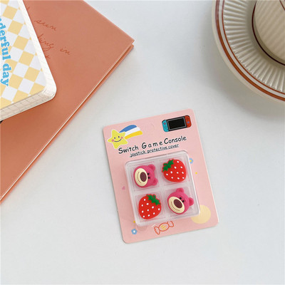 4 gab. Disney Stitch Mickey Minne Vinnija nūjas roktura vāciņa kursorsvira Nintendo Switch NS Lite Oled kontrolierim