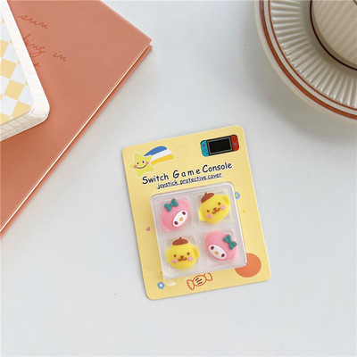 4 gab. Disney Stitch Mickey Minne Vinnija nūjas roktura vāciņa kursorsvira Nintendo Switch NS Lite Oled kontrolierim