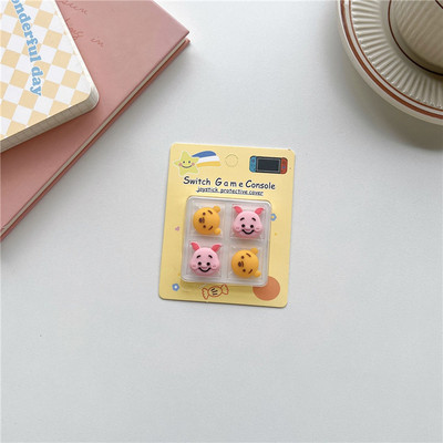 4 gab. Disney Stitch Mickey Minne Vinnija nūjas roktura vāciņa kursorsvira Nintendo Switch NS Lite Oled kontrolierim