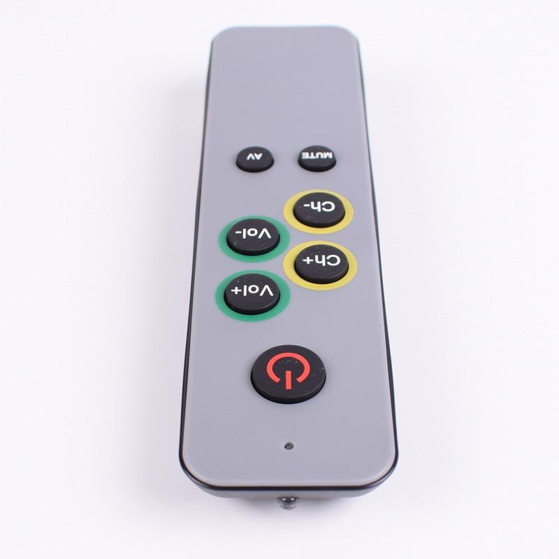 7 veľkých tlačidiel, diaľkové ovládanie, klonovanie, kopírovanie kódu z pôvodného ovládača, diaľkového ovládača TV, VCR, STB, DVD, DVB, TV-BOX pre starších ľudí