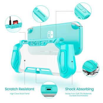 Защитно покритие за nintendo switch Lite, мек калъф, конзола против падане, устойчив на удари, против пръстови отпечатъци, за черупка на Nintendo Switch Lite