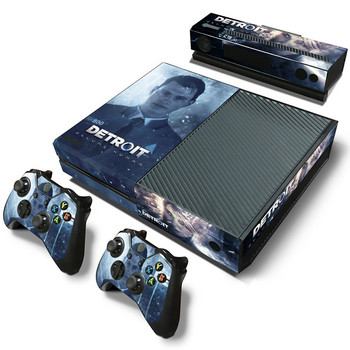 Για XBOX One Detroit Become Human PVC Αυτοκόλλητο Βινυλίου Κάλυμμα Αυτοκόλλητου Κονσόλα DualSense Controllers Προστατευτικό αυτοκόλλητο με προστασία από τη σκόνη