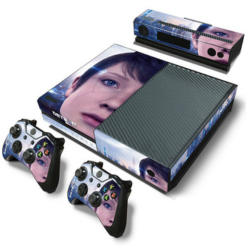 Για XBOX One Detroit Become Human PVC Αυτοκόλλητο Βινυλίου Κάλυμμα Αυτοκόλλητου Κονσόλα DualSense Controllers Προστατευτικό αυτοκόλλητο με προστασία από τη σκόνη