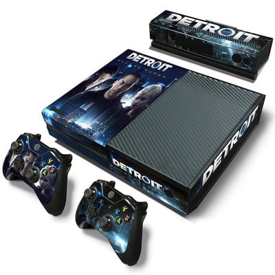 „XBOX One Detroit“ tapk žmogaus PVC odos vinilo lipduku lipduko dangtelio konsolės „DualSense“ valdikliai, atsparus dulkėms, apsauginis lipdukas