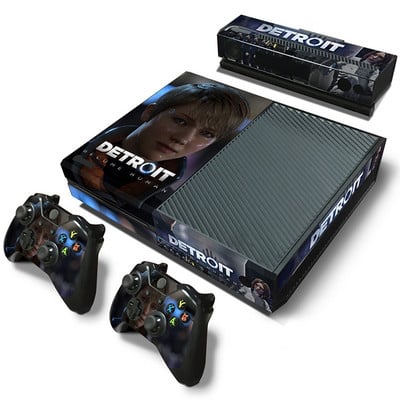 „XBOX One Detroit“ tapk žmogaus PVC odos vinilo lipduku lipduko dangtelio konsolės „DualSense“ valdikliai, atsparus dulkėms, apsauginis lipdukas