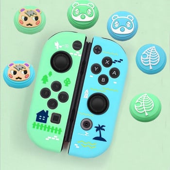 Thumb Stick Grip Защитна капачка Джойстик Капак Протектор за Nintendo Switch NS Joy-Con Joypad Controller Силиконов мек калъф