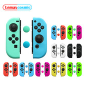Puha szilikon joystick sapka markolat gél védő vezérlő gumi hüvelykujj védő tok Nintendo Switch Joy-Con Joycon NS készülékhez
