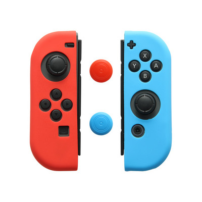Puha szilikon joystick sapka markolat gél védő vezérlő gumi hüvelykujj védő tok Nintendo Switch Joy-Con Joycon NS készülékhez