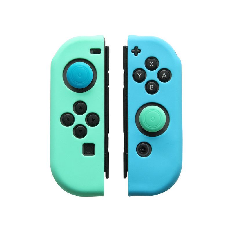 Puha szilikon joystick sapka markolat gél védő vezérlő gumi hüvelykujj védő tok Nintendo Switch Joy-Con Joycon NS készülékhez