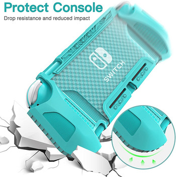 Калъф HEYSTOP, съвместим с Nintendo Switch Lite, TPU защитно покритие за Switch Lite с защита против надраскване/прах