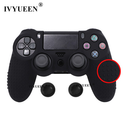 IVYUEEN Protuklizna silikonska navlaka za Sony Dualshock 4 PS4 Pro Slim Controller Camo Case & Stick Grip Cap za Play Station 4
