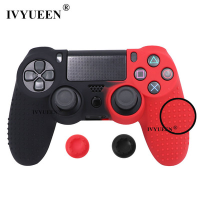 IVYUEEN Protuklizna silikonska navlaka za Sony Dualshock 4 PS4 Pro Slim Controller Camo Case & Stick Grip Cap za Play Station 4