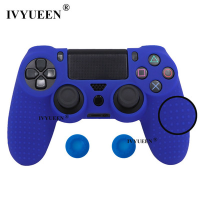 IVYUEEN Protuklizna silikonska navlaka za Sony Dualshock 4 PS4 Pro Slim Controller Camo Case & Stick Grip Cap za Play Station 4