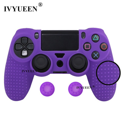 IVYUEEN Protuklizna silikonska navlaka za Sony Dualshock 4 PS4 Pro Slim Controller Camo Case & Stick Grip Cap za Play Station 4