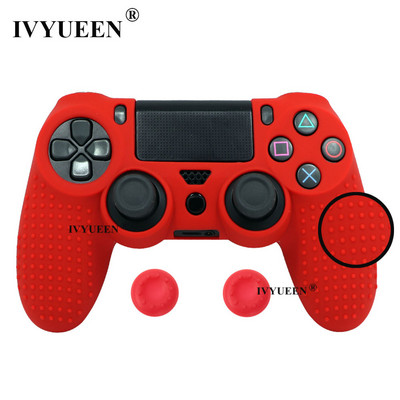 IVYUEEN Protuklizna silikonska navlaka za Sony Dualshock 4 PS4 Pro Slim Controller Camo Case & Stick Grip Cap za Play Station 4