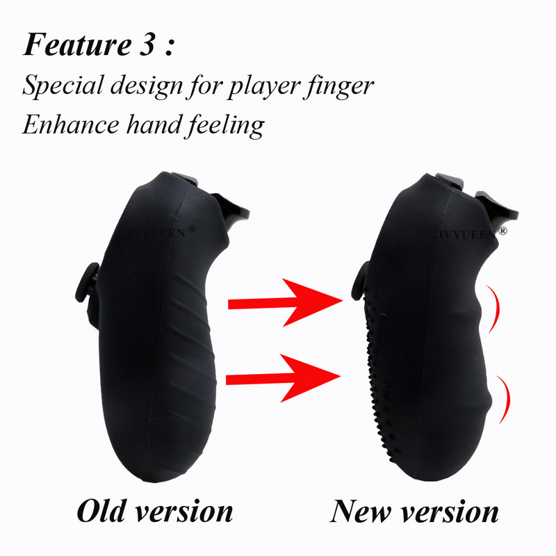 IVYUEEN Protuklizna silikonska navlaka za Sony Dualshock 4 PS4 Pro Slim Controller Camo Case & Stick Grip Cap za Play Station 4