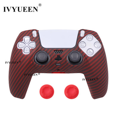 IVYUEEN Water Transfer Printing silikonska futrola za PlayStation 5 PS5 Controller Protection Skin for DualSense Gamepad Cover Grips