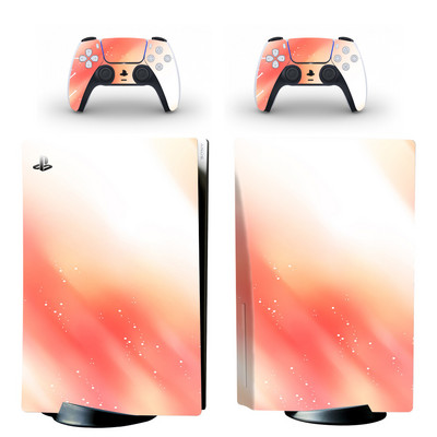 Gradient Color PS5 Standard Disc Edition Skin Sticker Decal Cover za PlayStation 5 konzolu i kontrolere PS5 Skin Sticker Vinyl