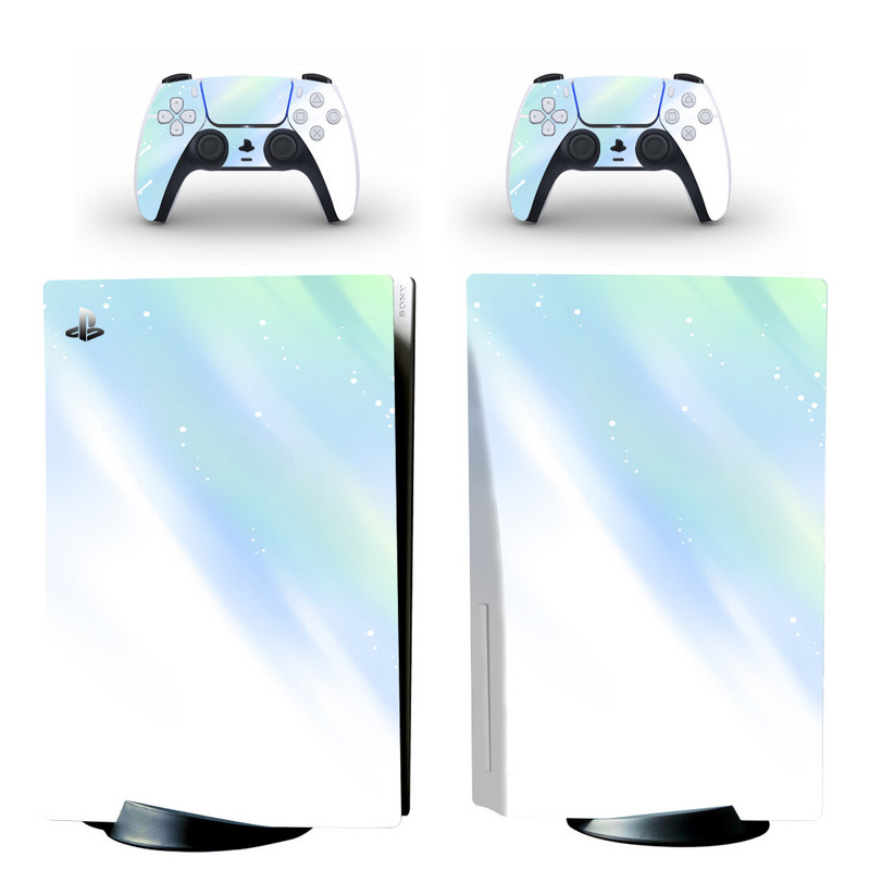 Gradient Color PS5 Standard Disc Edition Skin Sticker Decal Cover za PlayStation 5 konzolu i kontrolere PS5 Skin Sticker Vinyl