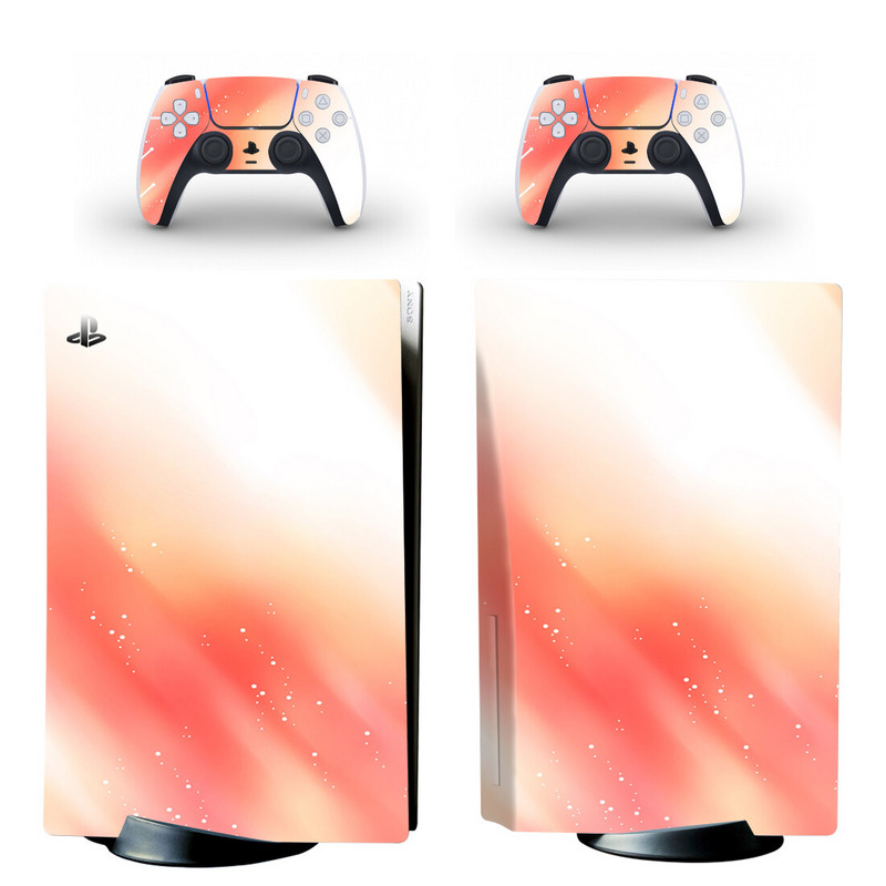 Gradient Color PS5 Standard Disc Edition Skin Sticker Decal Cover za PlayStation 5 konzolu i kontrolere PS5 Skin Sticker Vinyl