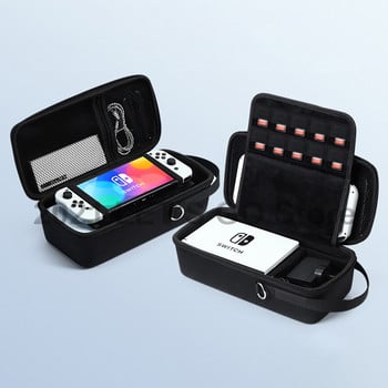 Нова Nintend Switch / OLED ръчна чанта за съхранение Преносим калъф за носене Пътна чанта за конзола Nintendo Switch Аксесоари за игри