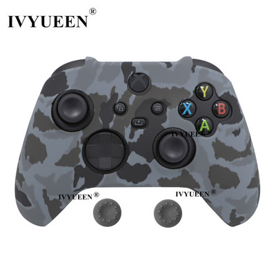 IVYUEEN Silikonska torbica za Xbox Series XS kontroler Zaštitna koža Gamepad Gumena koža Ručke za palac Kapa Poklopac joysticka Školjka