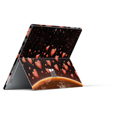 Furnizori din China piese de laptop en-gros Vinil autocolant pentru harta lumii pentru suprafața pro 7 piele din spate