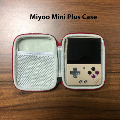 Θήκη Tolex Miyoo Mini Plus Ρετρό φορητή συσκευή αναπαραγωγής βιντεοπαιχνιδιών 3,5 ιντσών Αδιάβροχη οθόνη Miyoo Mini+ Μαύρη τσάντα φορητή μίνι θήκη